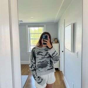 American Eagle Camo Sweater